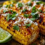 Mexican street corn garnish
