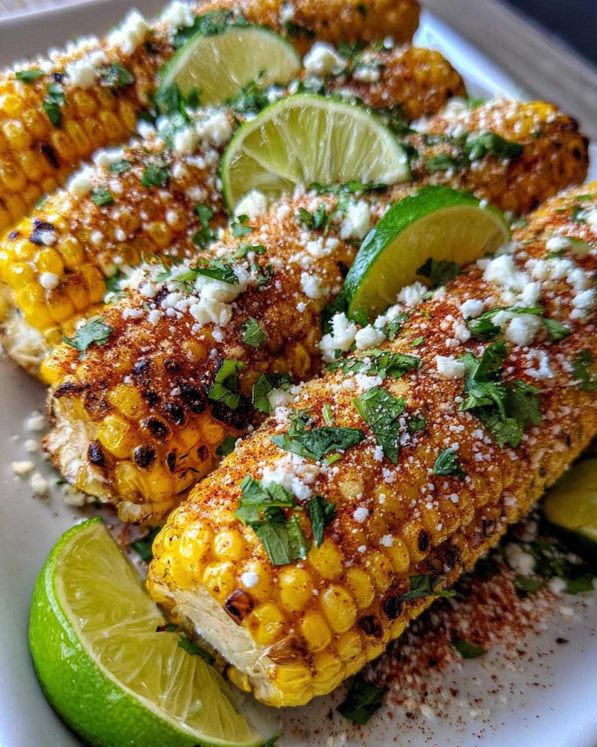 Mexican street corn garnish - detail 2