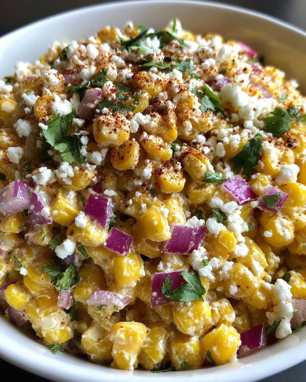 Mexican street corn salad - detail 2