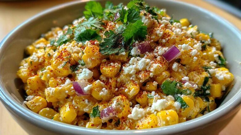 Mexican street corn salad