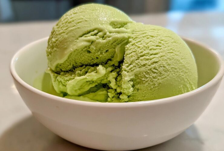 No-Churn Avocado Lime Ice Cream