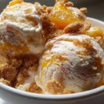 No-Churn Peach Pie Ice Cream