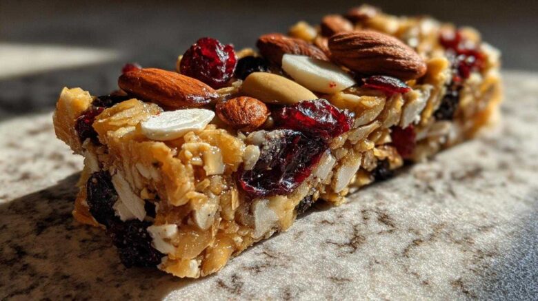 No-Melt Trail Mix Energy Bars