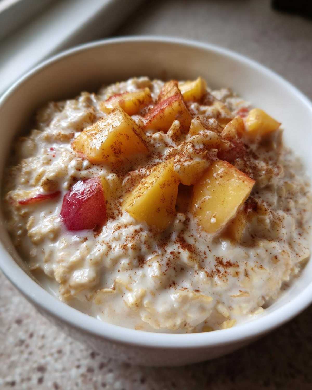 Peaches and Cream Overnight Oats - detail 4