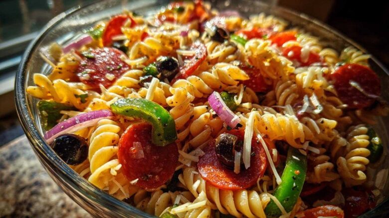 Pizza Pasta Salad (Make-Ahead Lunch)