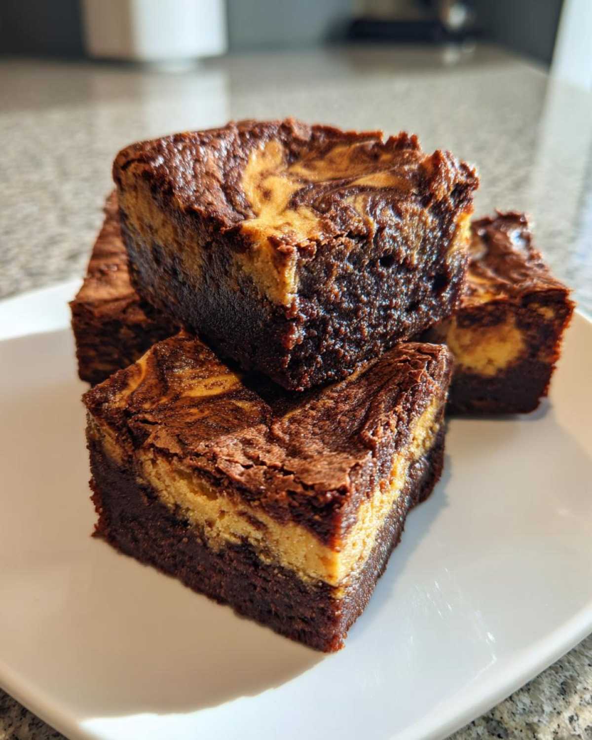 Pumpkin Cheesecake Swirl Brownies - detail 1