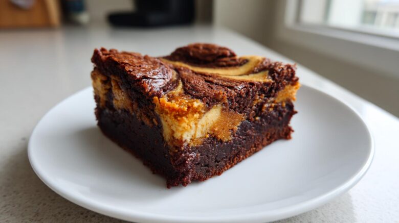 Pumpkin Cheesecake Swirl Brownies