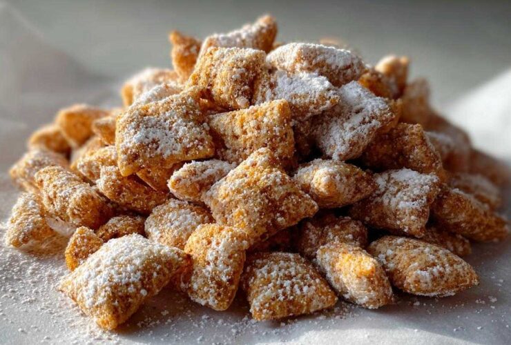 Pumpkin Spice Puppy Chow (Muddy Buddies)