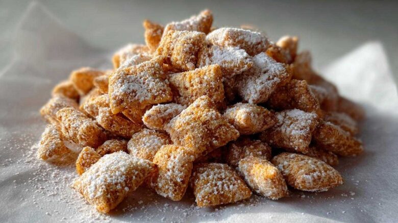 Pumpkin Spice Puppy Chow (Muddy Buddies)