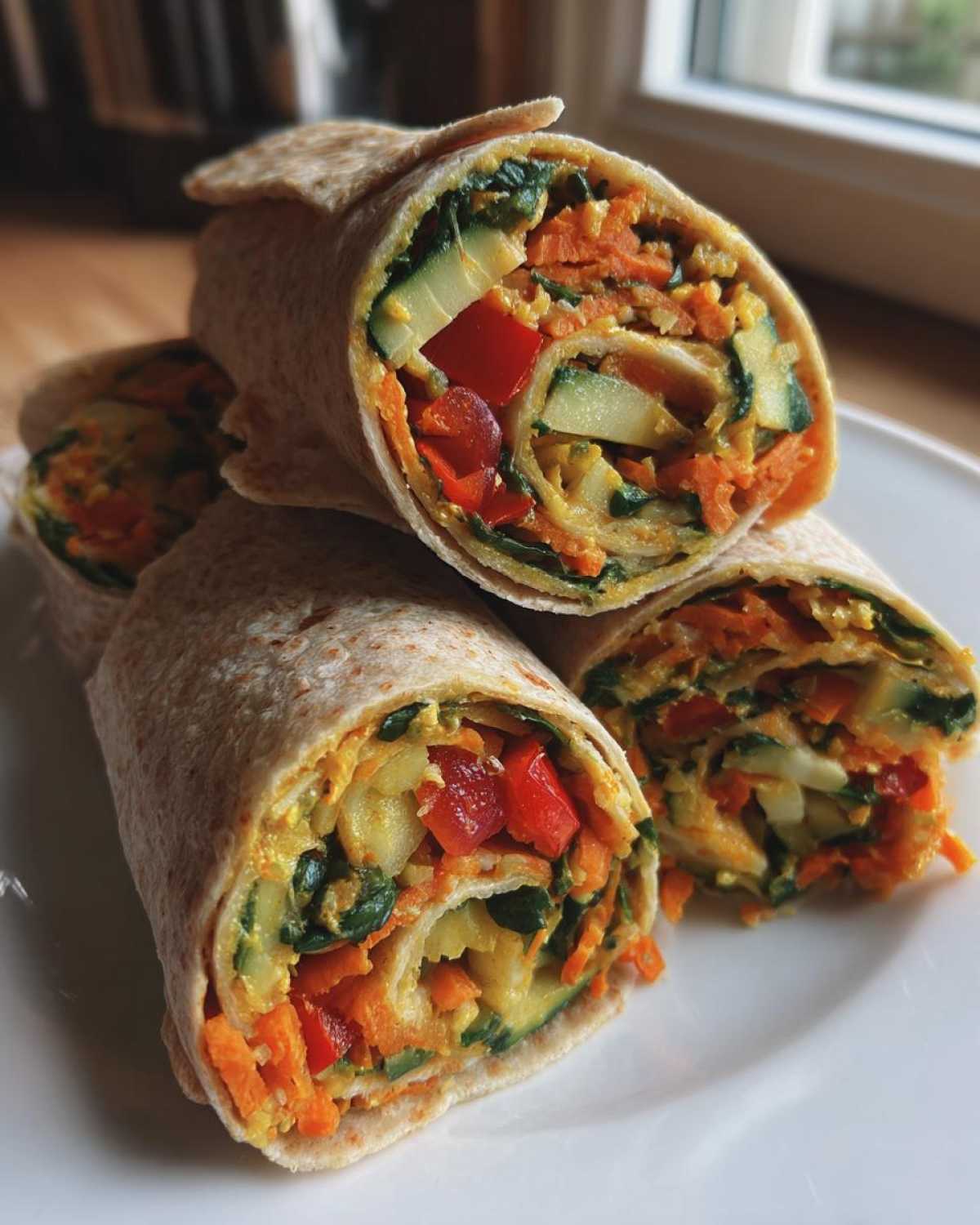 Rainbow Veggie Pinwheels (Lunchbox Idea) - detail 1
