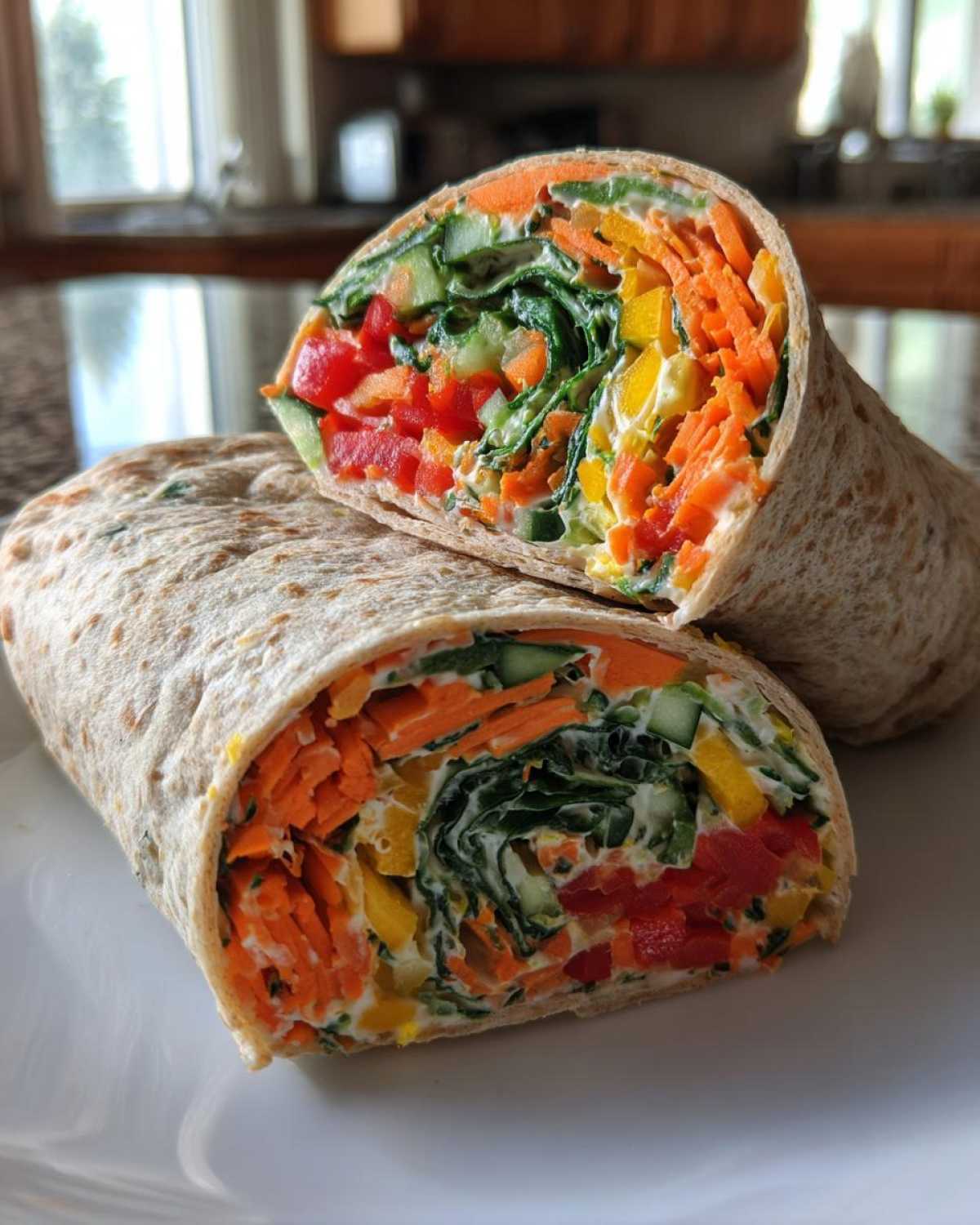 Rainbow Veggie Pinwheels (Lunchbox Idea) - detail 2