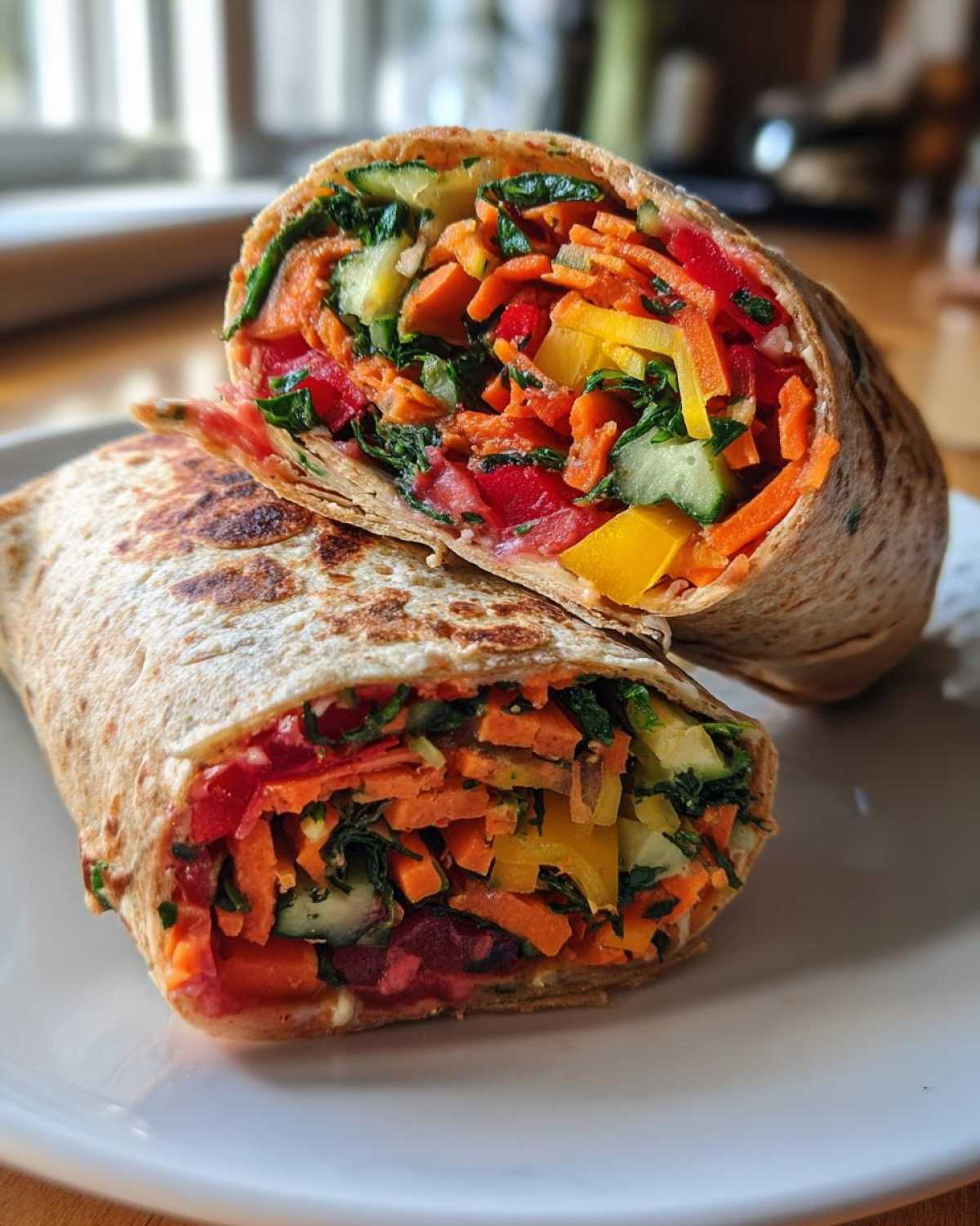 Rainbow Veggie Pinwheels (Lunchbox Idea) - detail 3