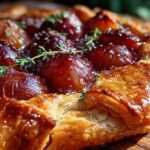 Rustic Plum Galette with Honey Thyme Glaze