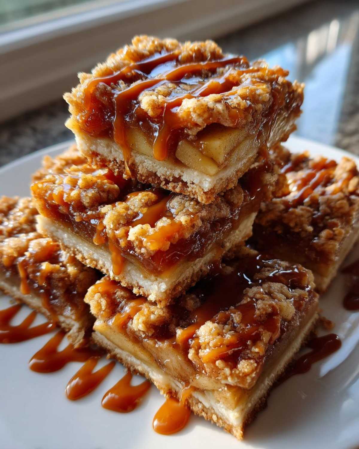 Salted Caramel Apple Pie Bars - detail 3
