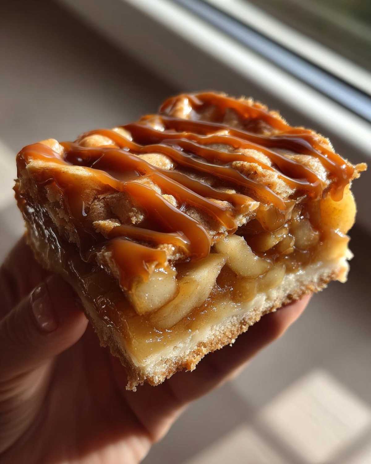 Salted Caramel Apple Pie Bars - detail 4