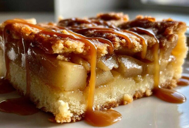 Salted Caramel Apple Pie Bars
