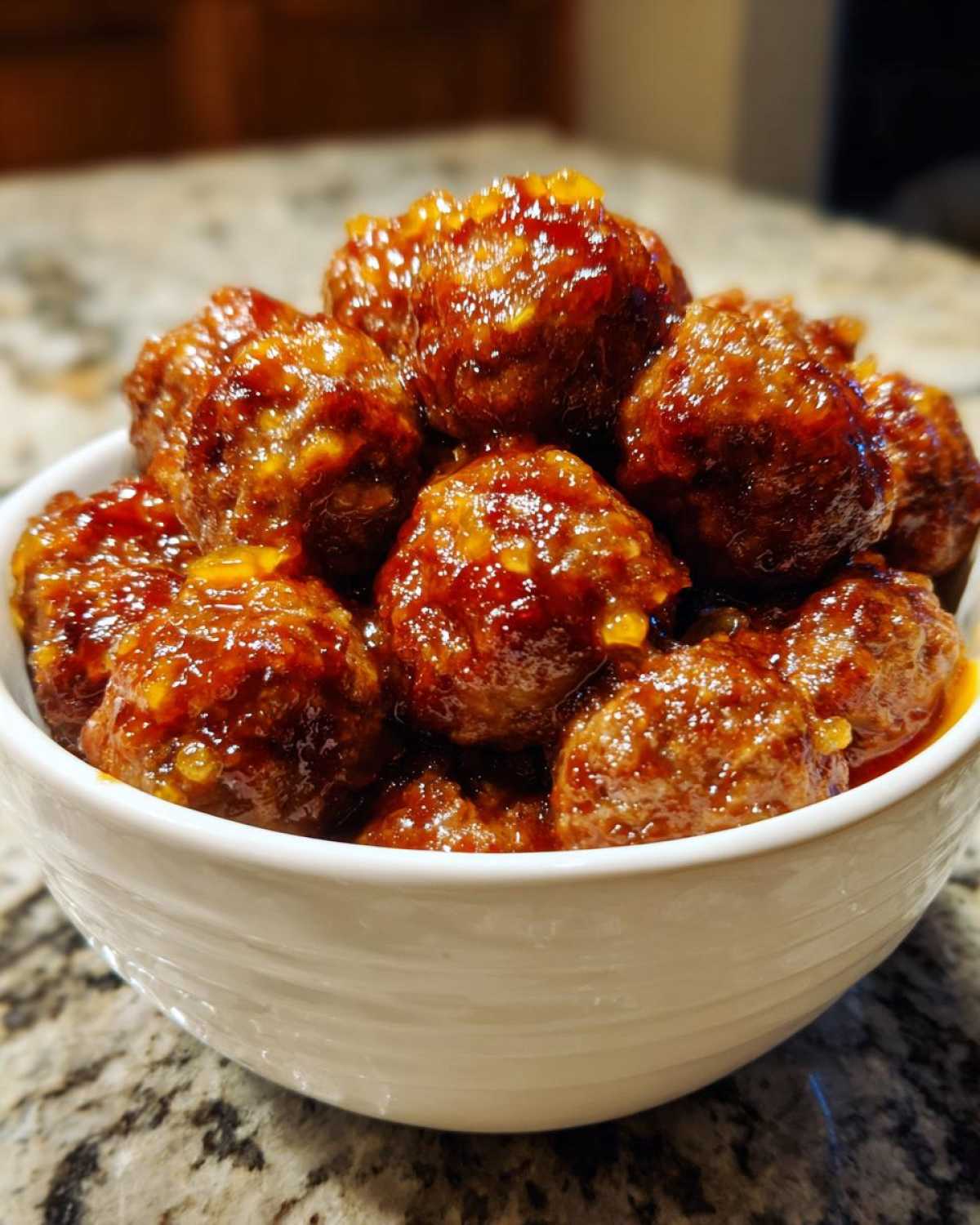 Slow Cooker Honey Garlic Meatballs - detail 1