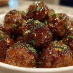 Slow Cooker Honey Garlic Meatballs