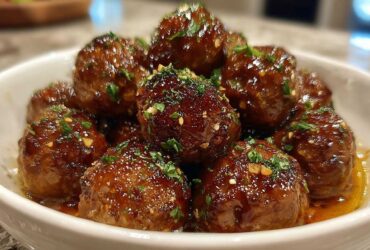 Slow Cooker Honey Garlic Meatballs