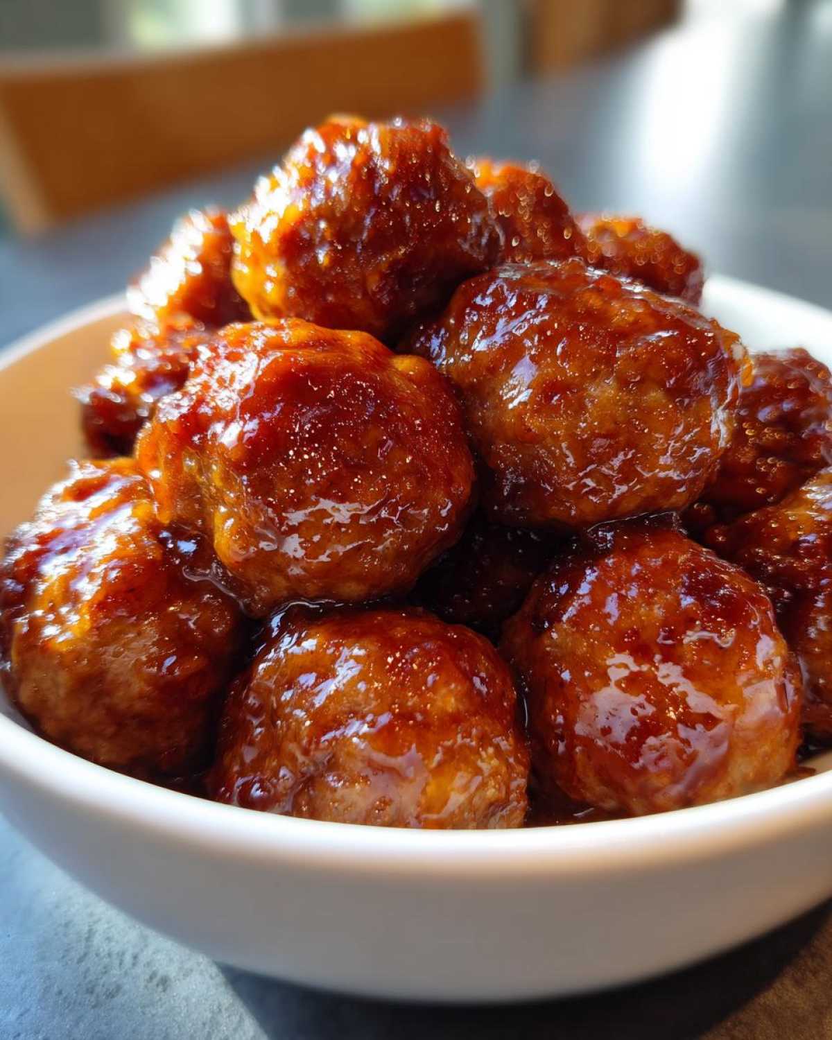 Slow Cooker Honey Garlic Meatballs - detail 4