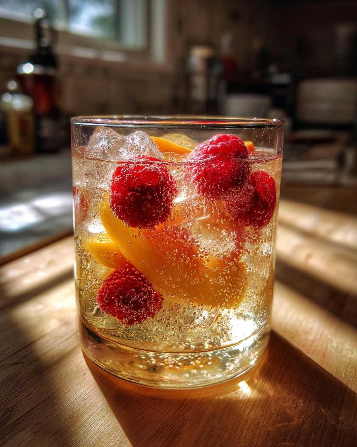 Sparkling Peach Lemonade Punch - detail 4