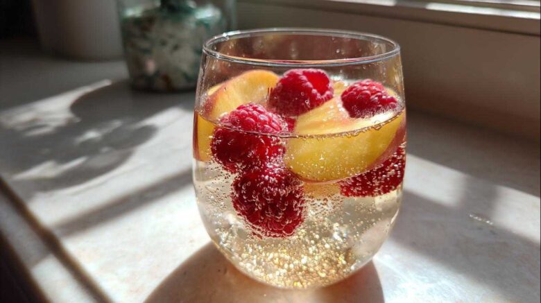 Sparkling Peach Lemonade Punch