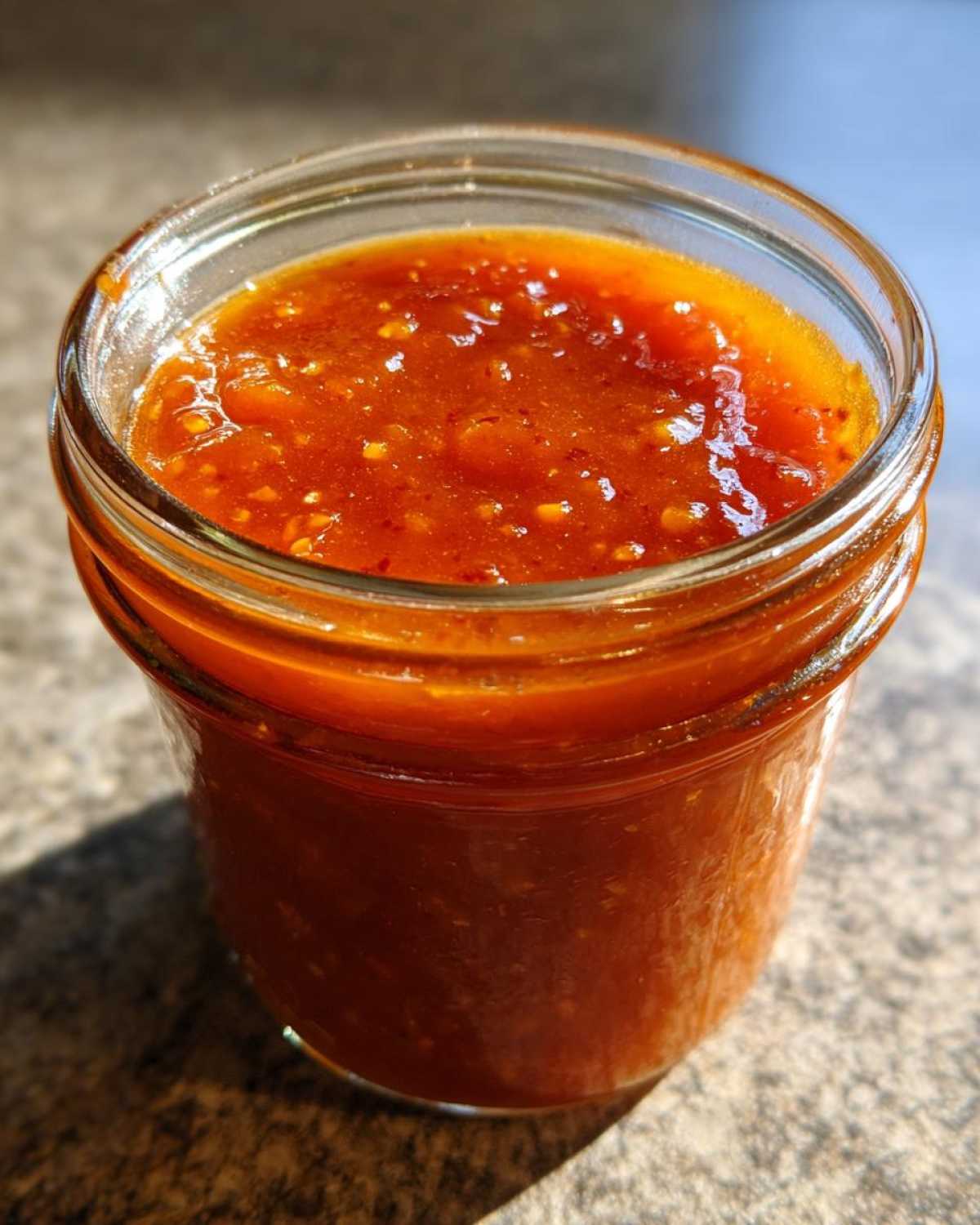 Spicy Peach BBQ Sauce (Summer Grilling Must-Have) - detail 1