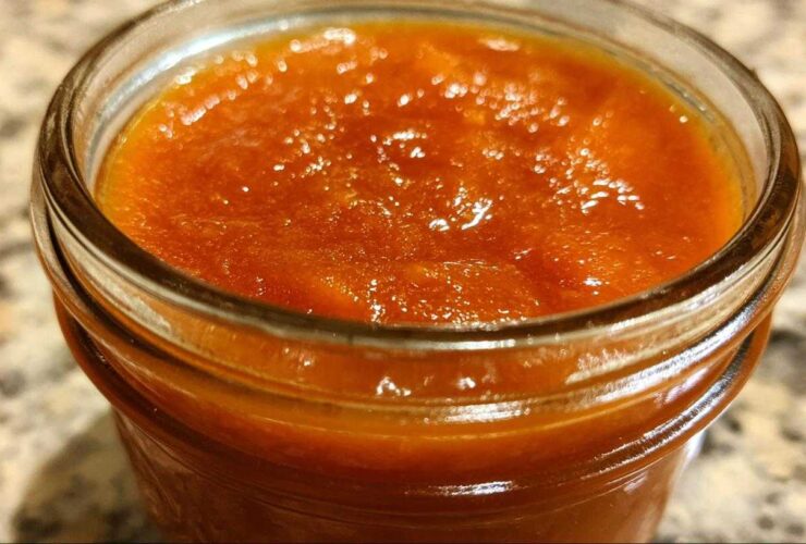 Spicy Peach BBQ Sauce (Summer Grilling Must-Have)