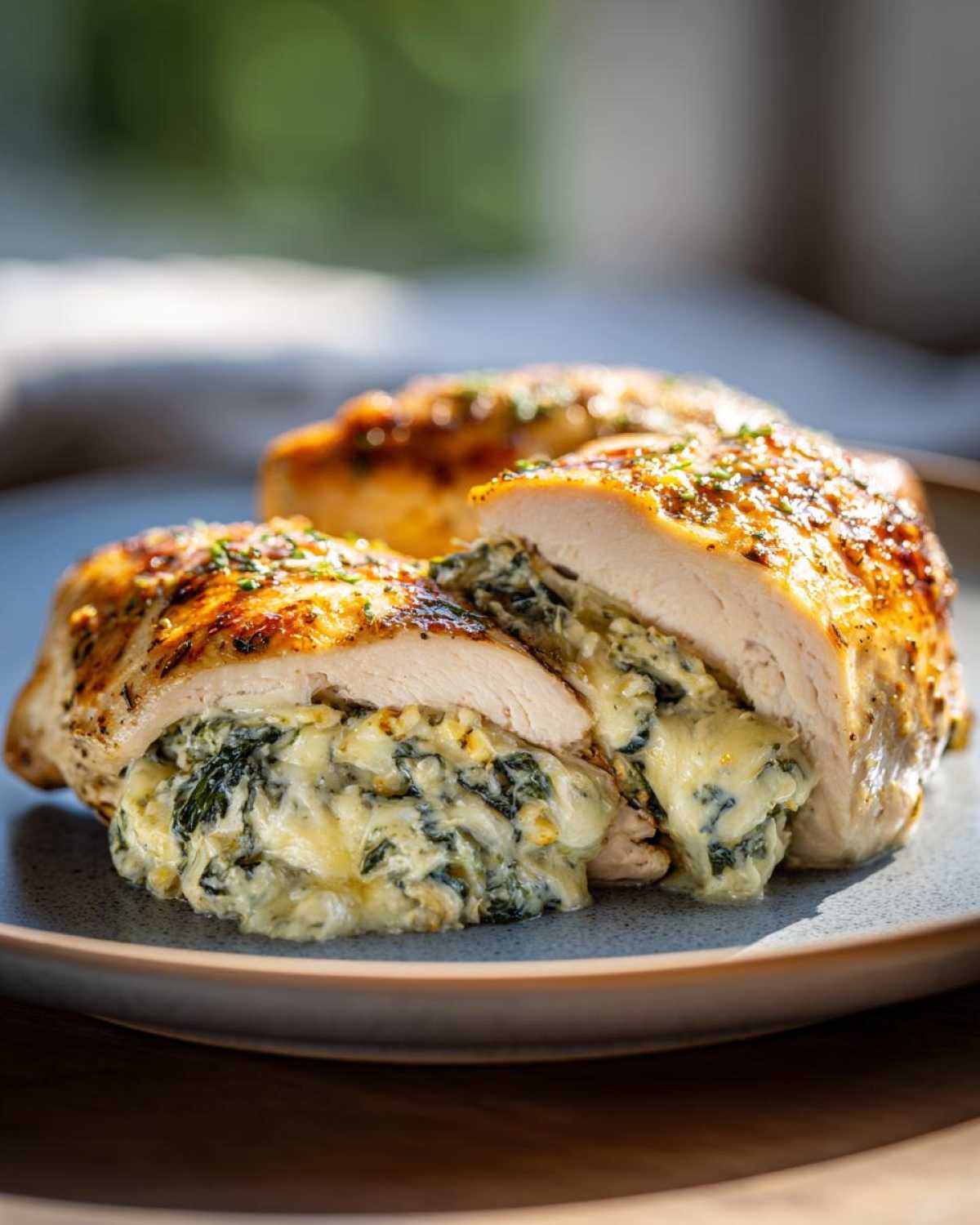 Spinach-Artichoke Stuffed Chicken Breasts - detail 3