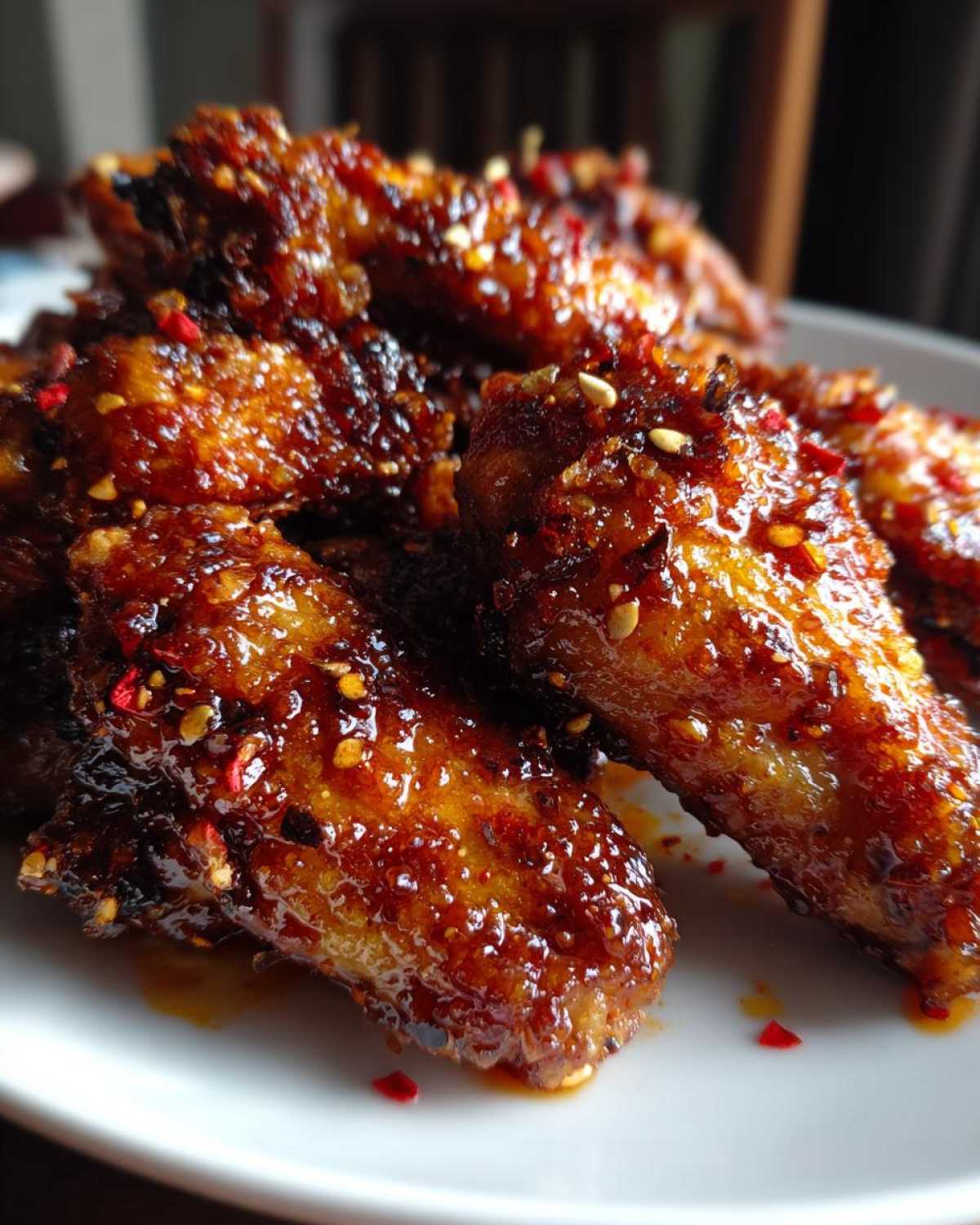Sriracha Honey Garlic Wings - detail 3