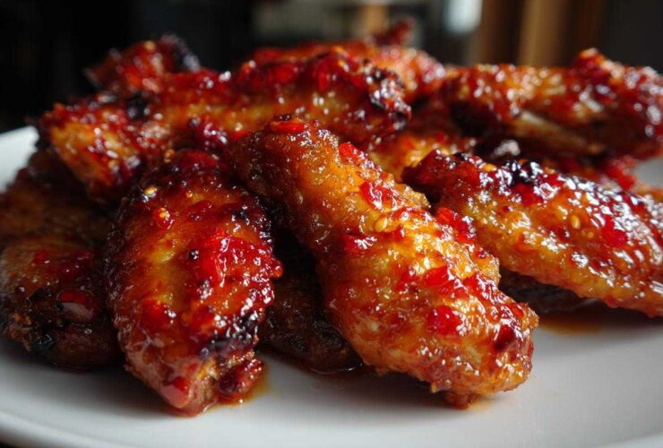 Sriracha Honey Garlic Wings