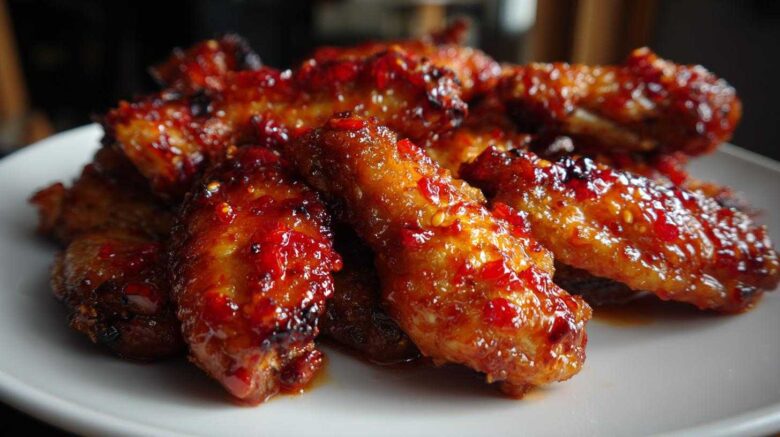 Sriracha Honey Garlic Wings