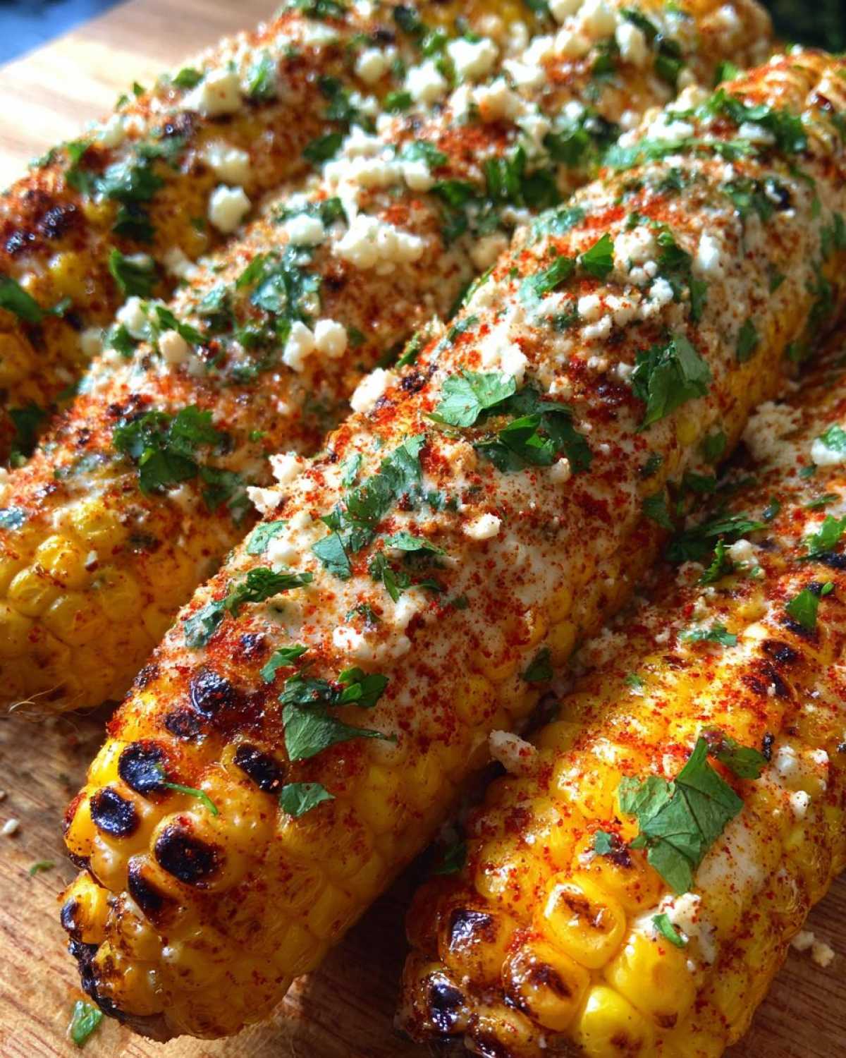 Vegan Mexican street corn - detail 3